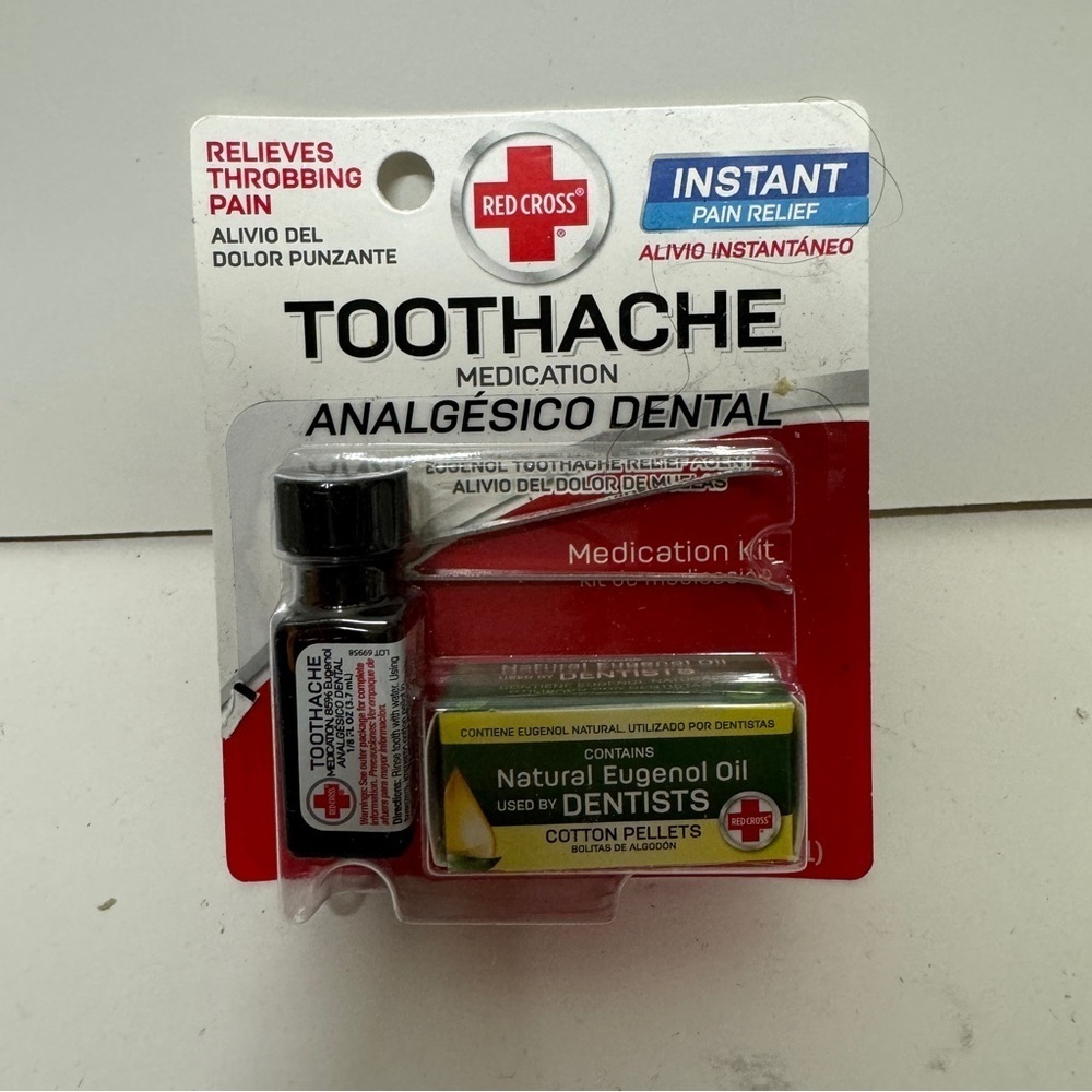 Red Cross Toothache Medication Kit